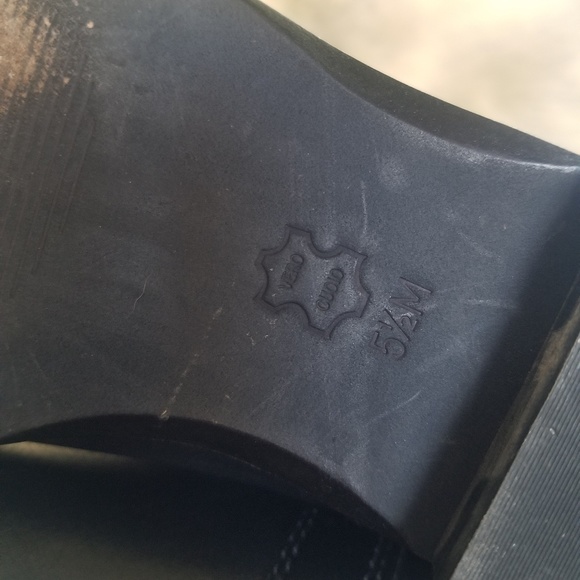 Michael Kors black leather biker mid-calf boots - Picture 6 of 7